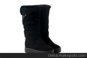 莆田品牌鞋獨具匠心 莫蕾蔻蕾系列中通反毛皮醇厚底內里加毛女款單靴、棉靴深度解析